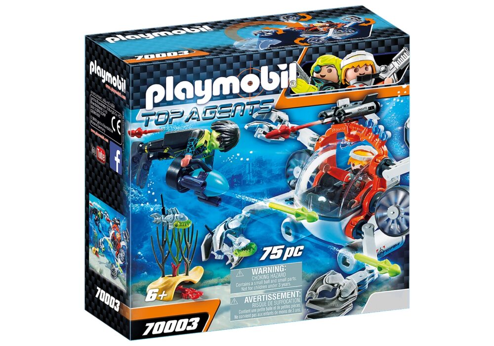 Alternative view of Playmobil 70003 Agents SPY TEAM Sub Bot เอเจนท์ ซับบอทดำน้ำทีมสายลับ
