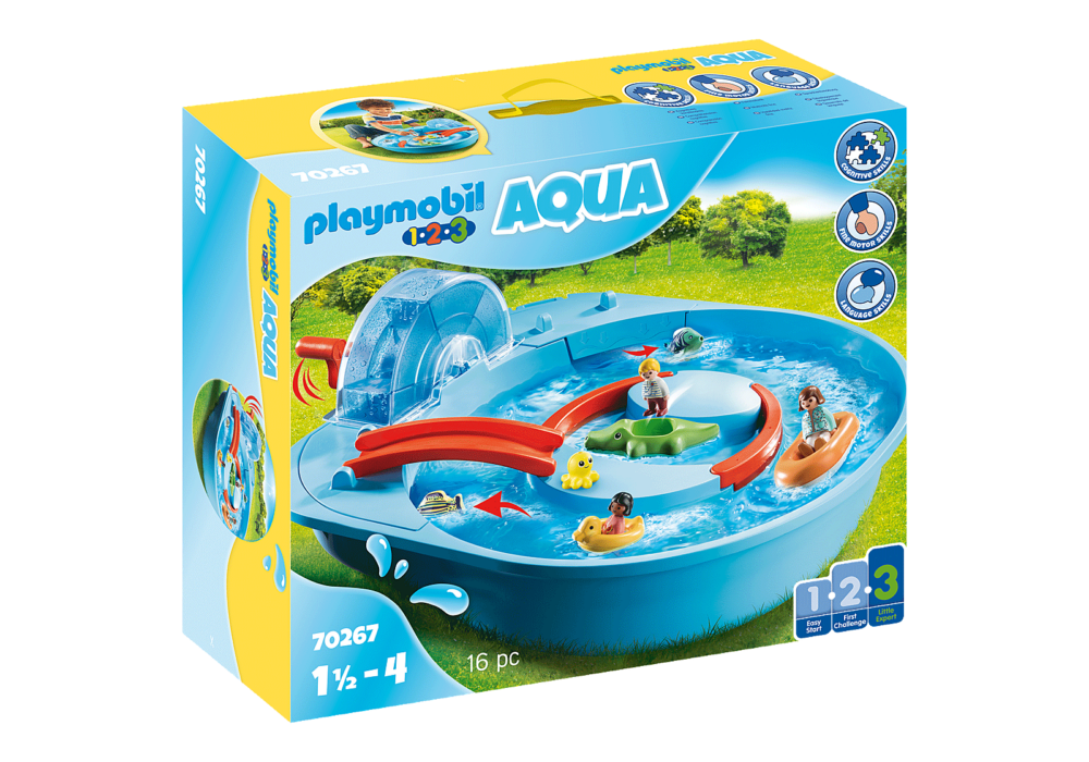 Alternative view of Playmobil 70267 1.2.3 AQUA Splish Splash Water Park 123 อควา สวนน้ำสปลิชสแปลช