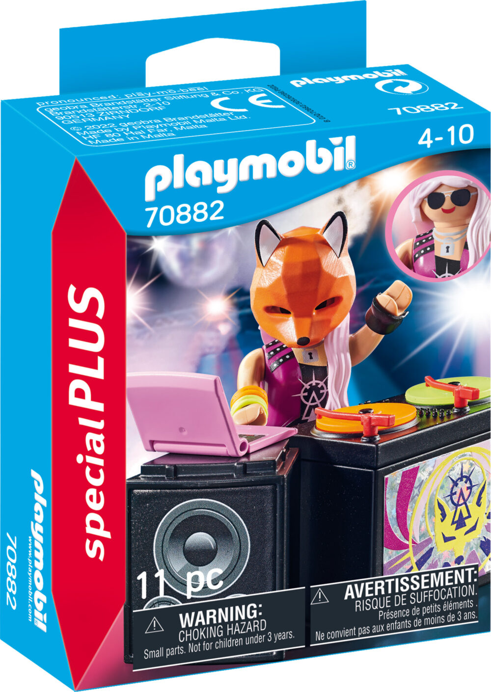 Alternative view of Playmobil 70882 Special Plus DJ with Turntables สเปเชียล ดีเจกับเครื่องเล่นแผ่นเสียง