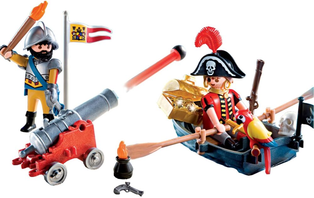Alternative view of Playmobil 5894 Pirate Carry Case เซ็ตกระเป๋าใหญ่ โจรสลัดปืนใหญ่