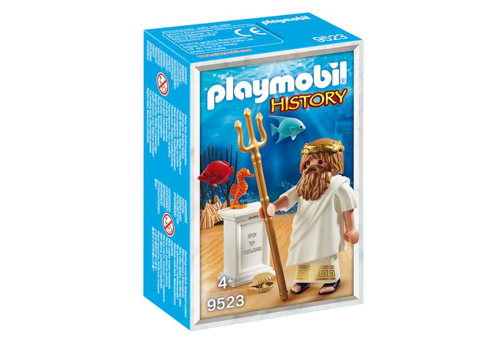 Alternative view of Playmobil 9523 Greek god Poseidon เทพกรีก โพไซดอน