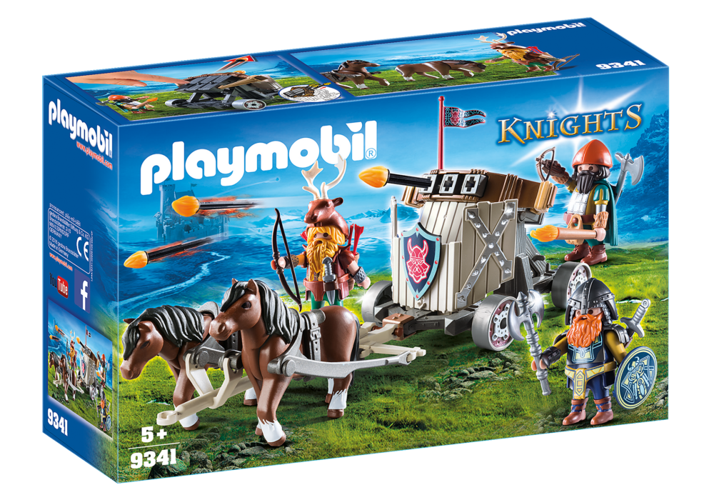Alternative view of Playmobil 9341 Knights Horse-Drawn Ballista อัศวิน รถม้าปืนยิงบัลลิซต้า