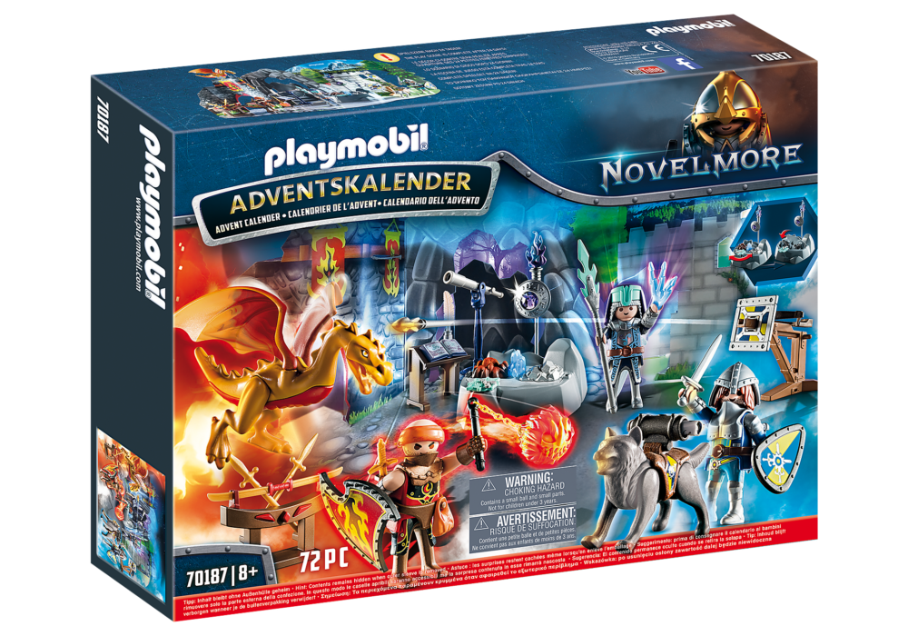 Alternative view of Playmobil 70187 Advent Calendar 'Battle for the Magic Stone' โนเวลมอร์ แอดเว้นท์ศึกชิงแก้ววิเศษ