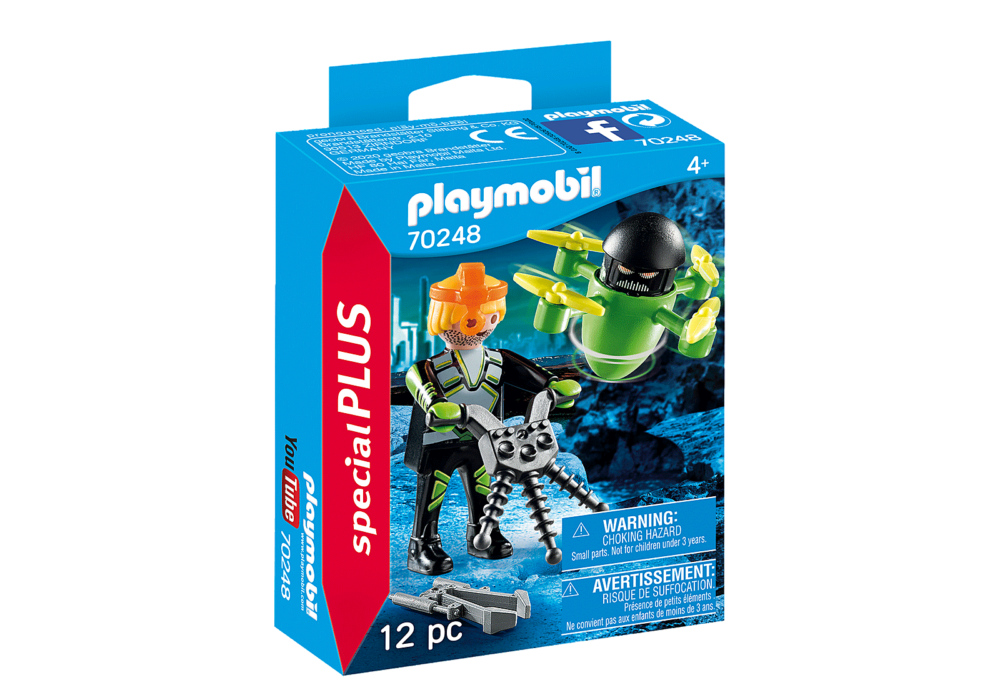 Alternative view of Playmobil 70248 Special Plus Agent with Drone สเปเชียล สายลับกับโดรน