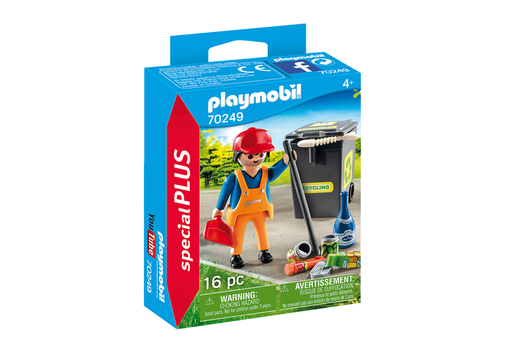 Alternative view of Playmobil 70249 Special Plus Street Cleaner สเปเชียล พนักงานทำความสะอาด