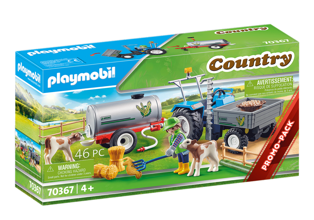 Alternative view of Playmobil 70367 Promo Packs Loading Tractor with Water Tank เซ็ตโปรโมชั่น รถแทรกเตอร์พร้อมถังเก็บน้ำ
