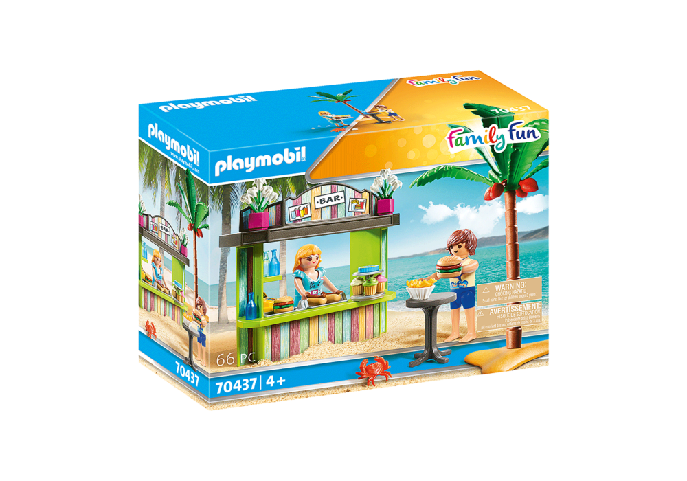 Alternative view of Playmobil 70437 Beach hotel Beach Snack Bar บีชโฮเทล สแน็คบาร์ริมหาด