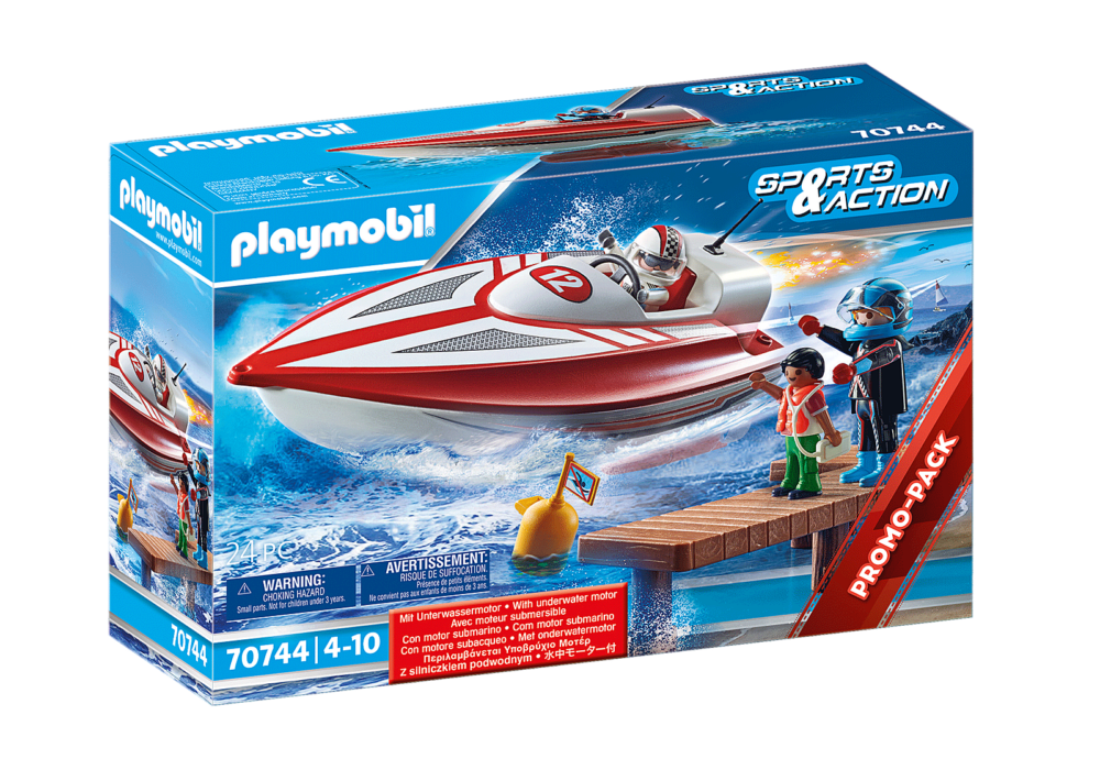 Alternative view of Playmobil 70744 Promo Pack Speedboat Racer โปรโมแพ็ค นักแข่งสปีดโบ้ท