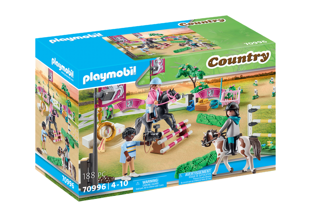 Alternative view of Playmobil 70996 Horse Farm Horse Riding Tournament ฟาร์มม้า การแข่งขันขี่ม้า