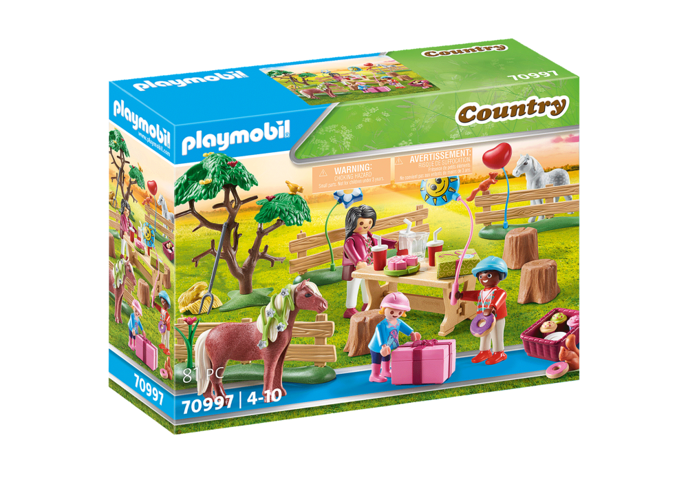 Alternative view of Playmobil 70997 Horse Farm Pony Farm Birthday Party ฟาร์มม้า ปาร์ตี้วันเกิดโพนี่ฟาร์ม