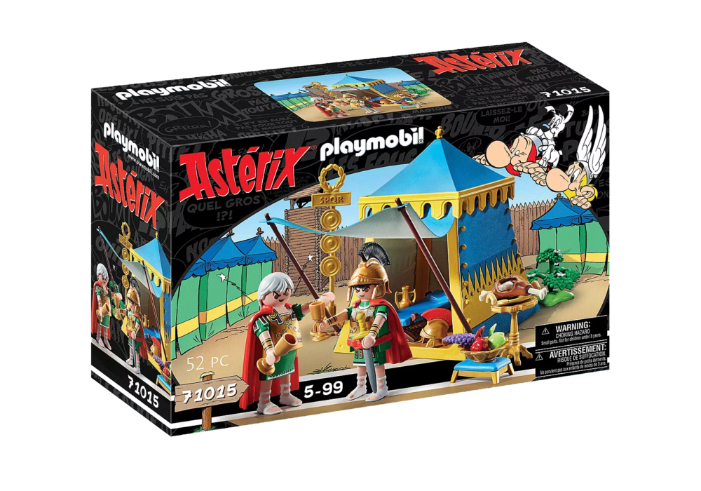 Alternative view of Playmobil 71015 Asterix Leader's tent with generals แอสเทอริค เต็นท์ผู้นำกับแม่ทัพ