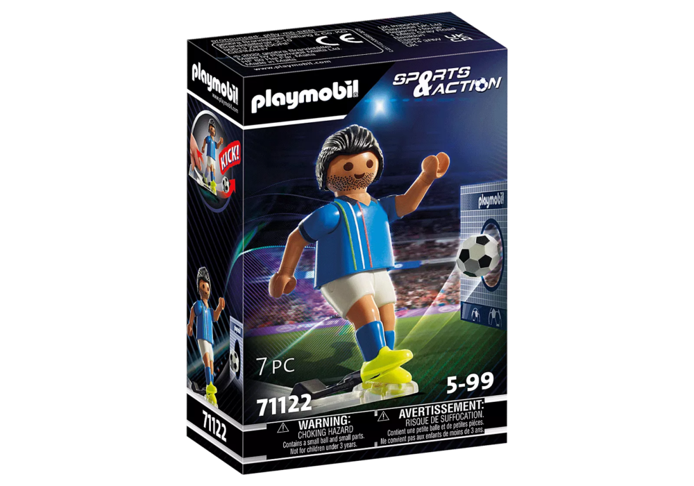 Alternative view of Playmobil 71122 Soccer Player - Italy นักฟุตบอล อิตาลี