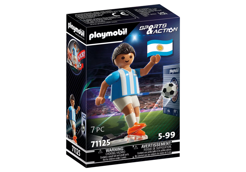 Alternative view of Playmobil 71125 Soccer Player - Argentina นักฟุตบอล อาร์เจนตินา