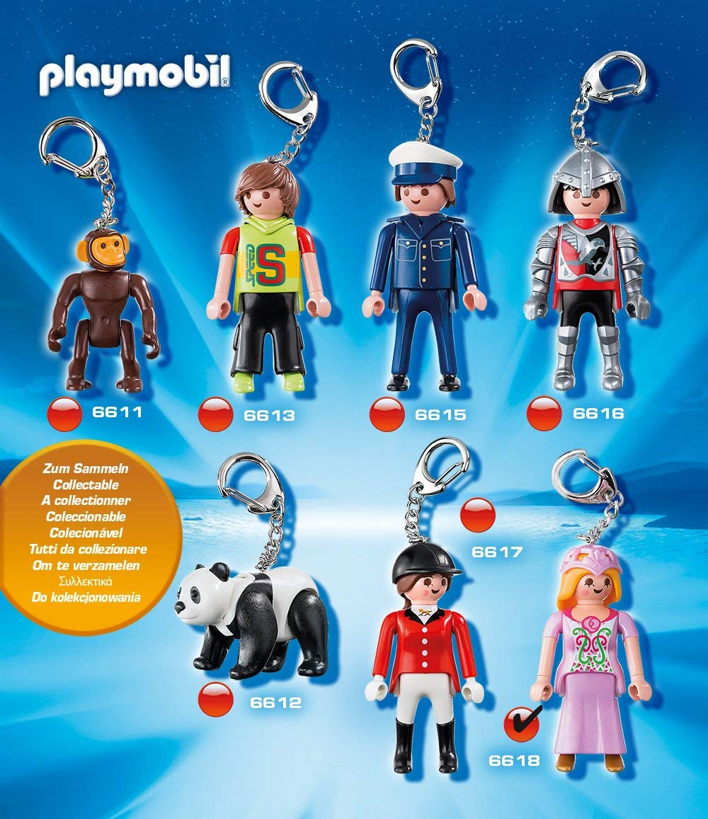 Playmobil Girl Keychain - Choose your keyring model