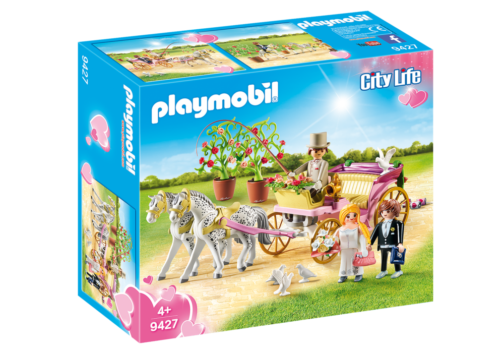 Alternative view of Playmobil 9427 Promotional Wedding Carriage เซ็ตโปรโมชั่น รถม้างานแต่ง