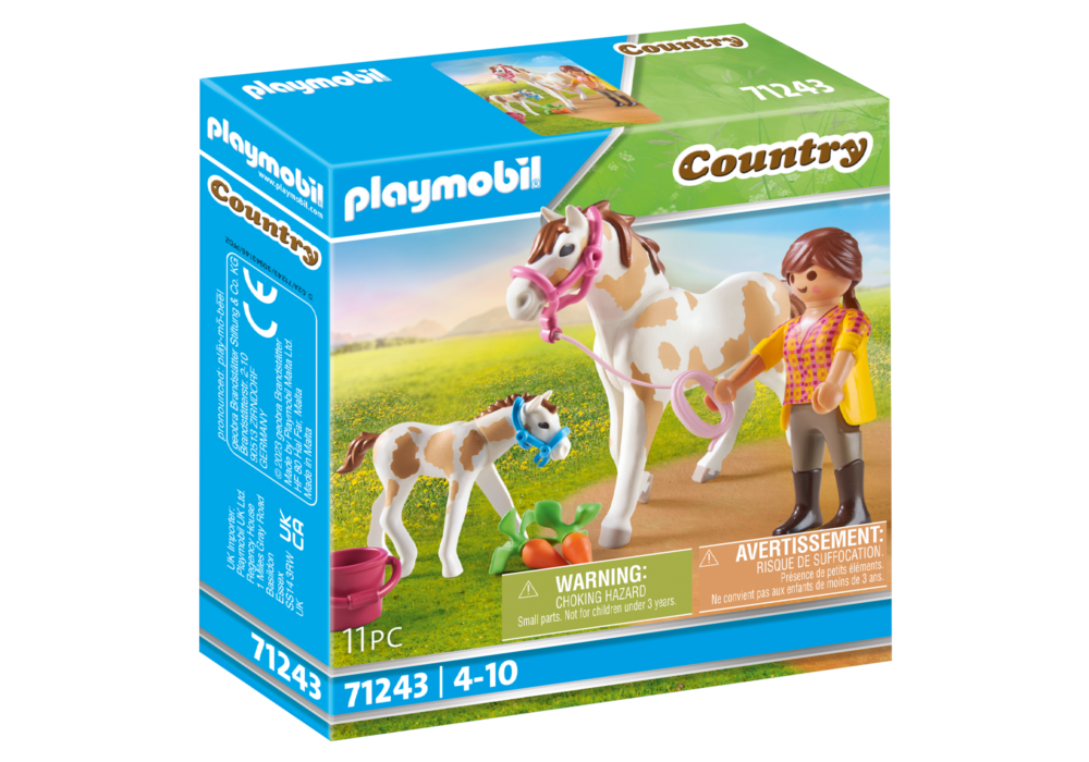 Alternative view of Playmobil 71243 Horse Farm Horse with Foal ฟาร์มม้า ม้ากับลูก
