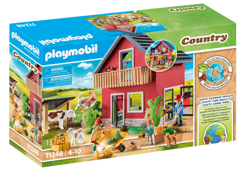 Alternative view of Playmobil 71248 Farm Farmhouse with Outdoor Area ฟาร์ม บ้านไร่