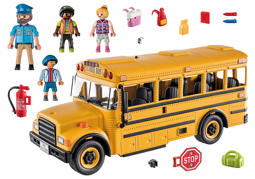 Playmobil 70983 Budget Cars School Bus สเปเชียลคาร์ รถโรงเรียน - Image 3