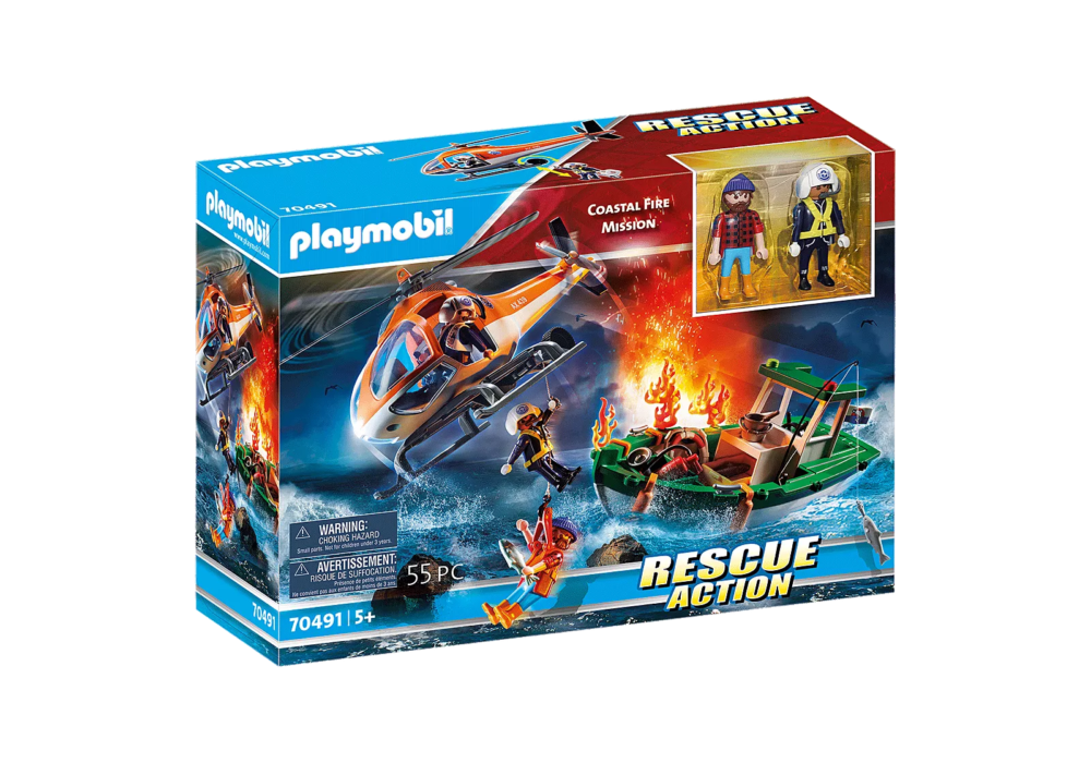 Alternative view of Playmobil 70491 Exclusive Coastal Fire Mission เอ็กซ์คลูซีฟ ภารกิจดับไฟชายฝั่ง