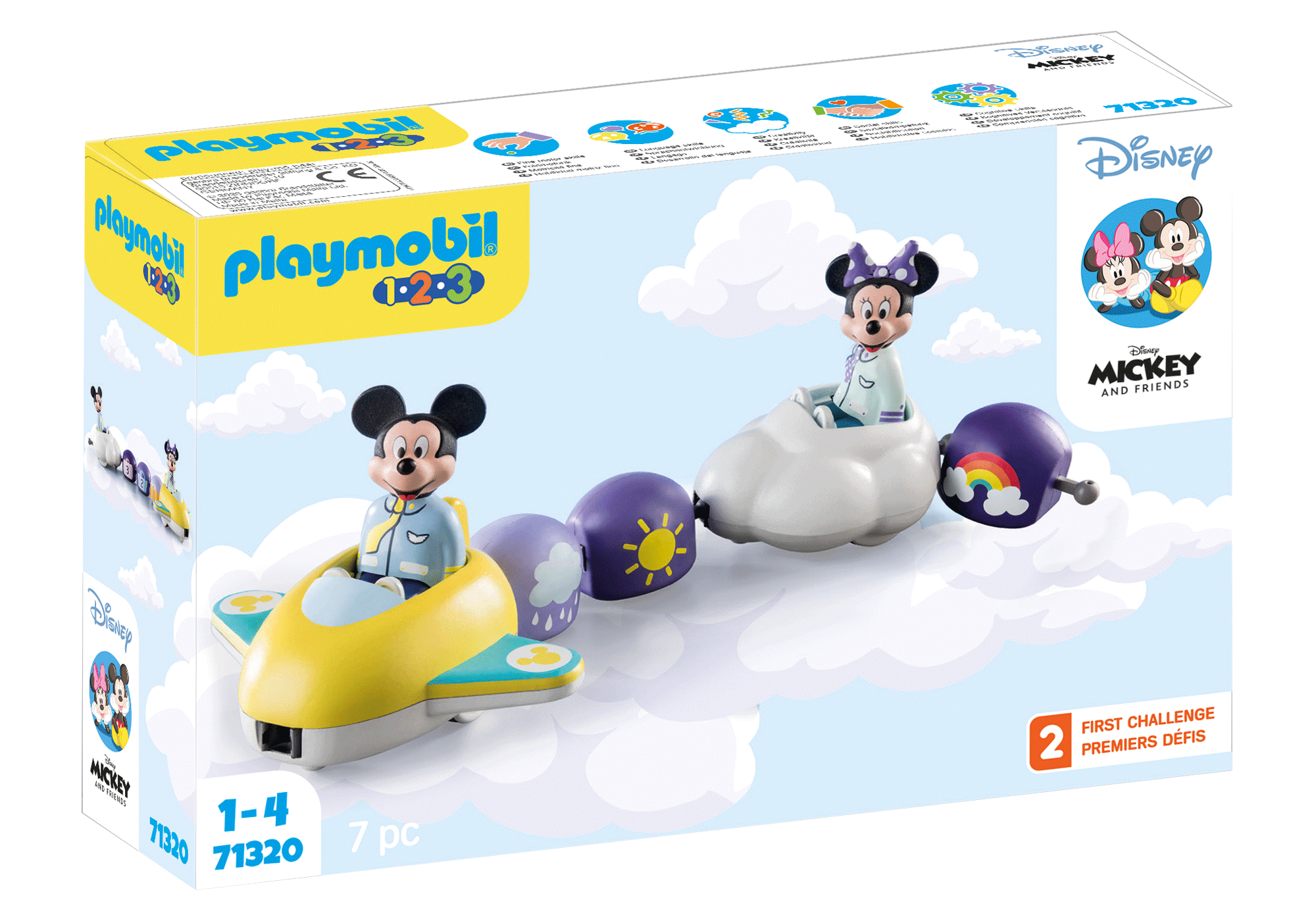 Playmoil 71320 1.2.3 & Disney: Mickey's & Minnie's Cloud Ride 123