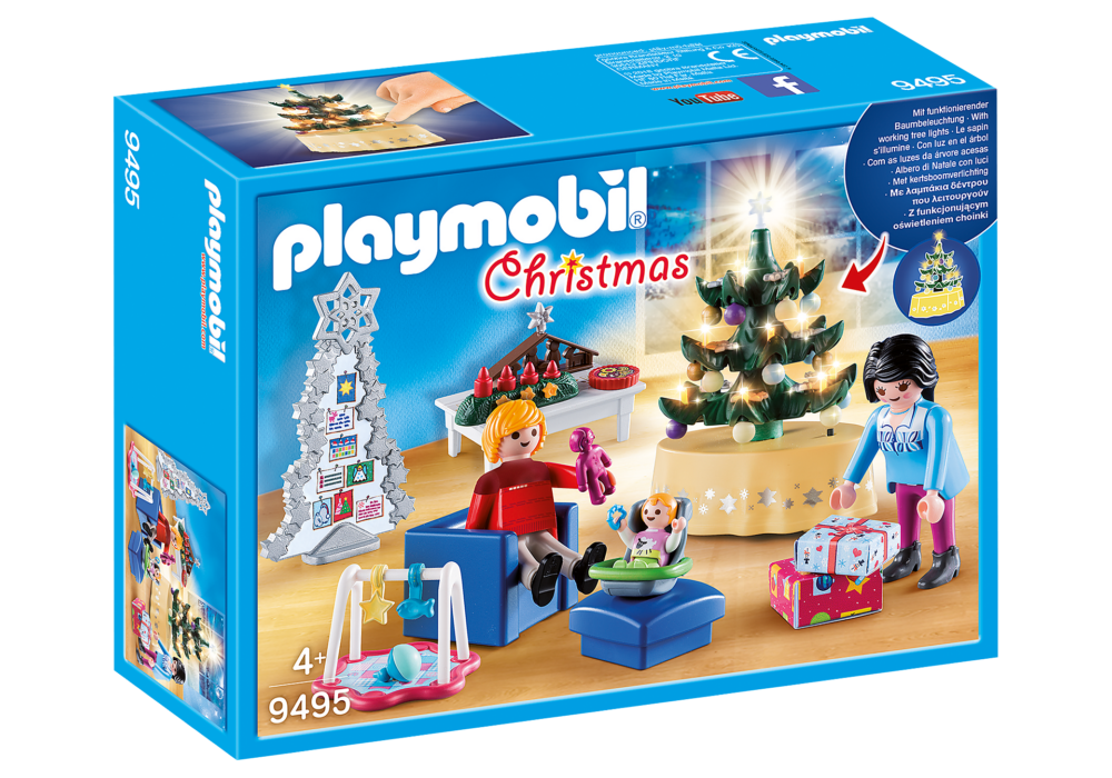 Alternative view of Playmobil 9495 Christmas Living Room คริสมาส ตกแต่งห้อง
