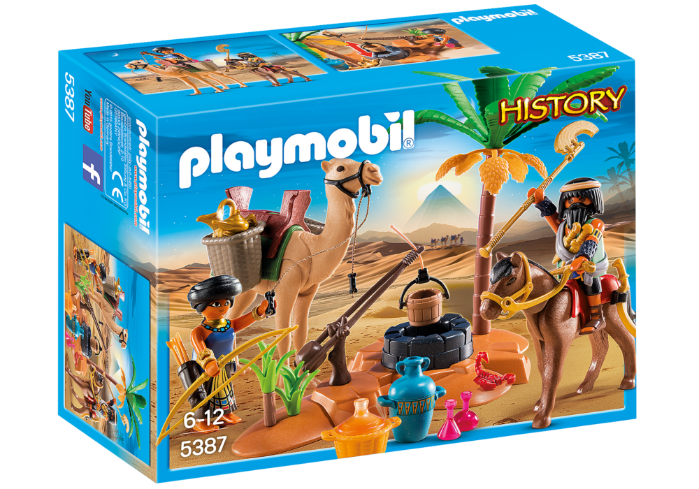 Alternative view of Playmobil 5387 History Egyptian Tomb Raider's Camp ฮิสตอรี่ แคมป์นักล่าสมบัติโบราณ