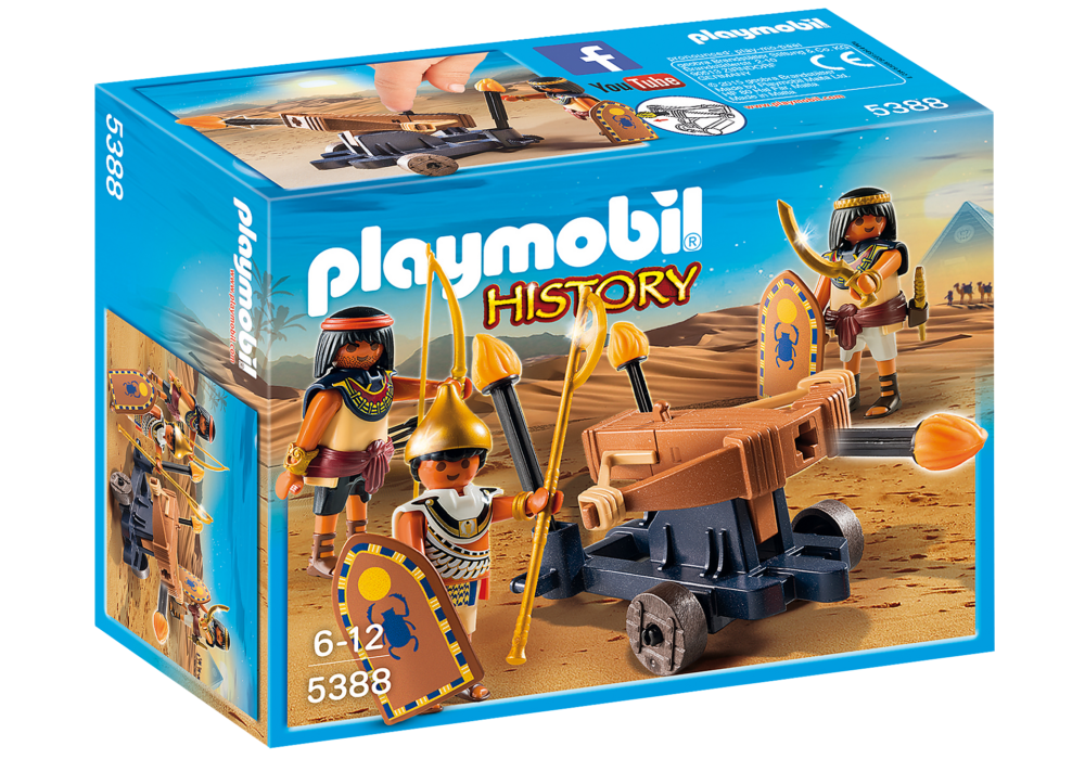 Alternative view of Playmobil 5388 History Egyptian Troop with Ballista ฮิสตอรี่ กองทัพอียิปต์ และปืนใหญ่