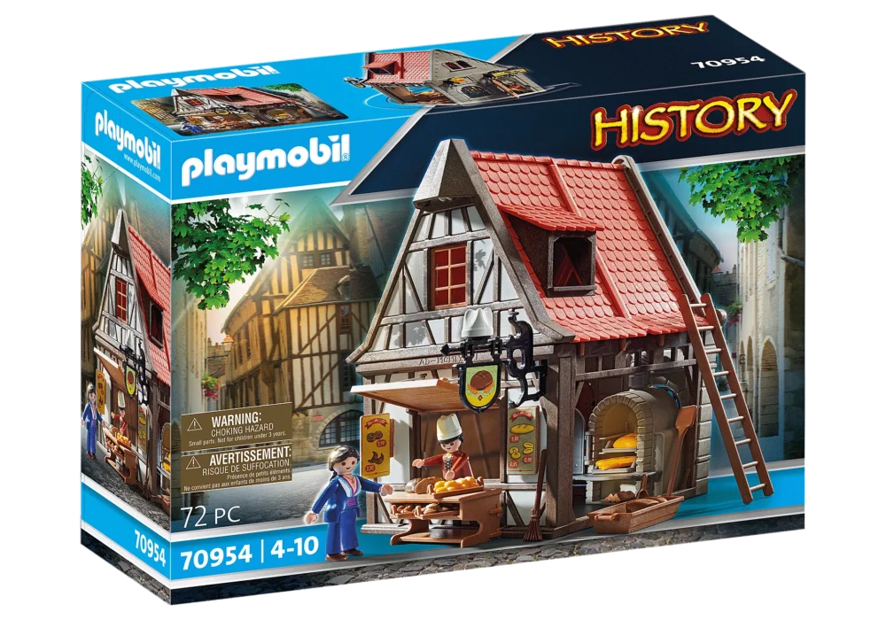 Alternative view of PLaymobil 70954 PLAYMOBIL® PLUS Medieval Bakery ร้านเบเกอรีรี่ ทิมเบอร์เฮ้าส์