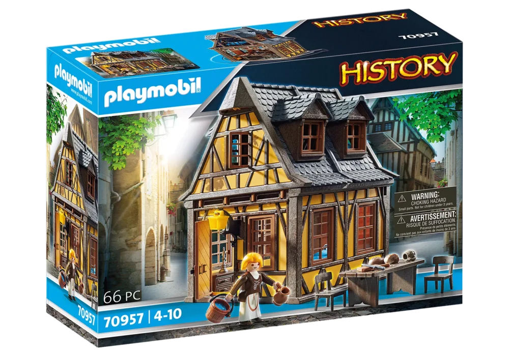 Alternative view of PLaymobil 70957 PLAYMOBIL® PLUS Medieval Home 1 บ้านทิมเบอร์เฮ้าส์ 1