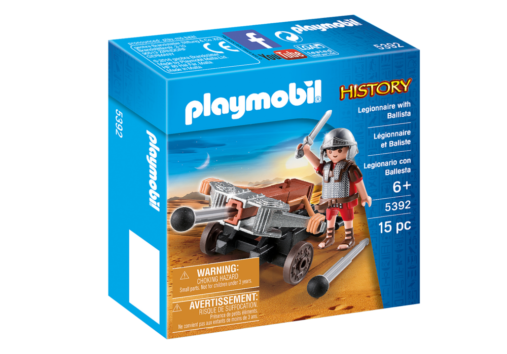 Alternative view of Playmobil 5392 History Legionnaire with Ballista ฮิสตอรี่ ทหารโรมัน กับปืนใหญ่