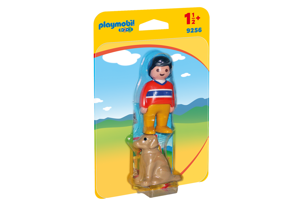 Alternative view of Playmobil 9256 1.2.3 Man with Dog 123 ผู้ชายกับหมา