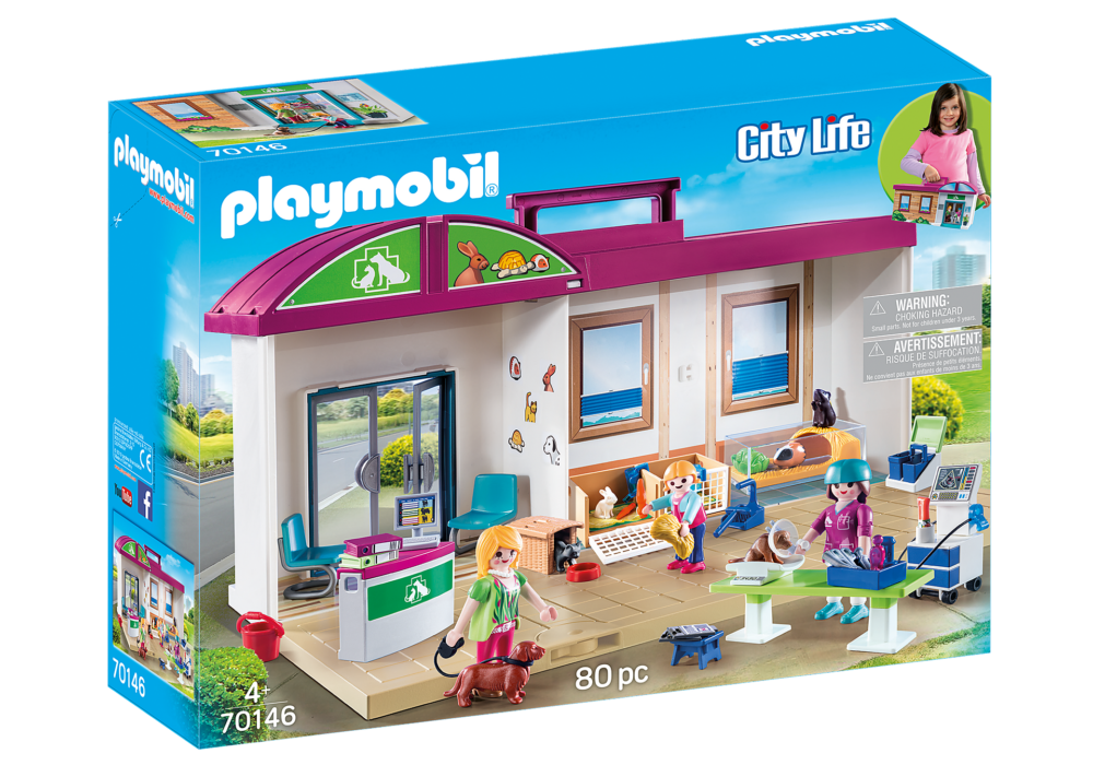 Alternative view of Playmobil 70146 Promotional Take Along Vet Clinic เซ็ตโปรโมชั่น กระเป๋าคลีนิคสัตว์น้อย