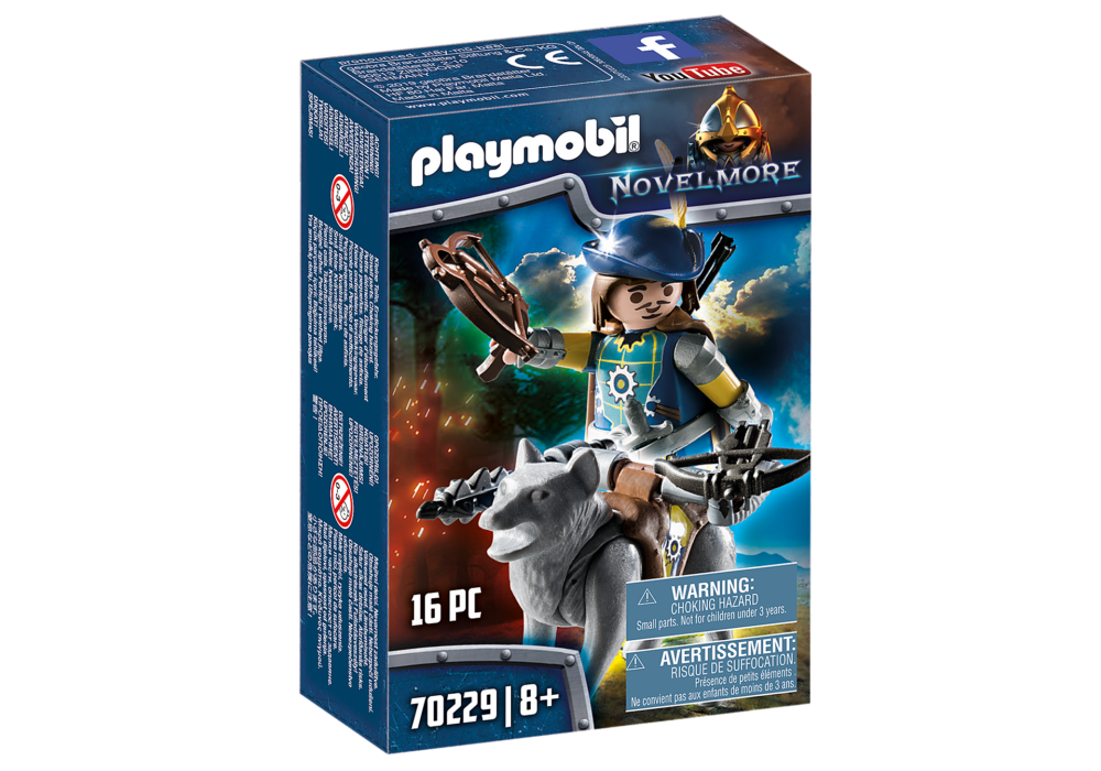 Alternative view of Playmobil 70229 Novelmore Crossbowman with Wolf โนเวลมอร์ นักรบปืนหน้าไม้และหมาป่า
