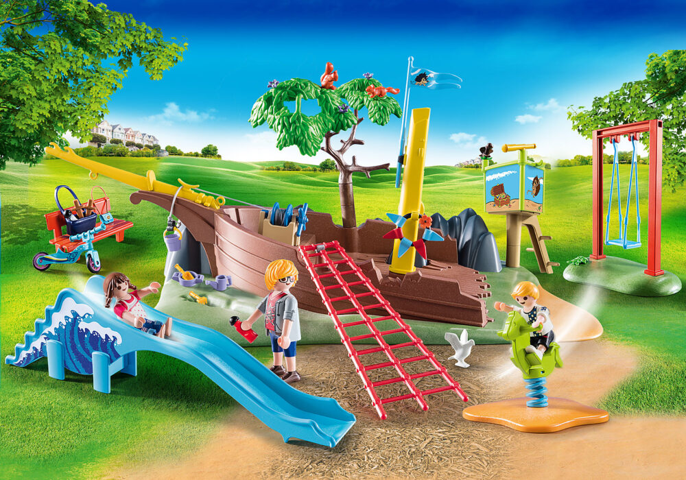 Playmobil 70741 Promo Pack Playground Adventure with Shipwreck โปรโมแพ็ค สนามเด็กเล่นกับซากเรืออับปาง