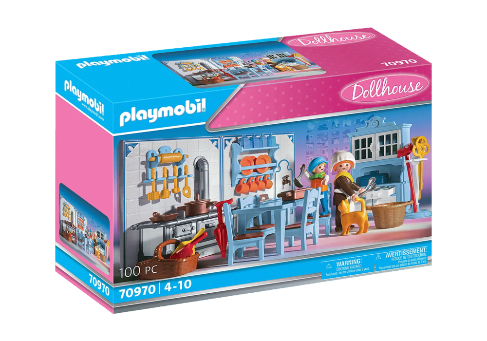 Alternative view of Playmobil 70970 PLAYMOBIL® PLUS Kitchen with Stove ดอลล์เฮ้าส์วิคตอเรียน ห้องครัวพร้อมเตา