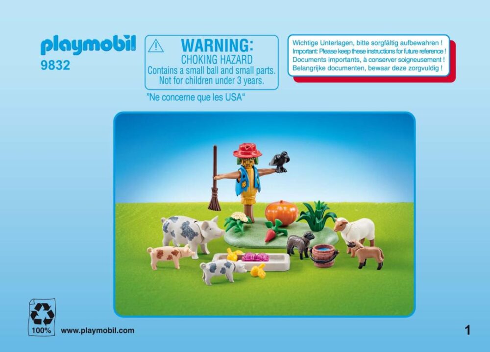 Alternative view of Playmobil 9832 Exclusive Pigs and Sheep เอ็กซ์คลูซีฟ หมูและแกะ