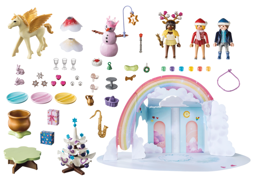 Alternative view of Playmobil 71348 Advent Calendar "Christmas under the Rainbow" แอดเว้นท์ คริสต์มาสใต้สายรุ้ง