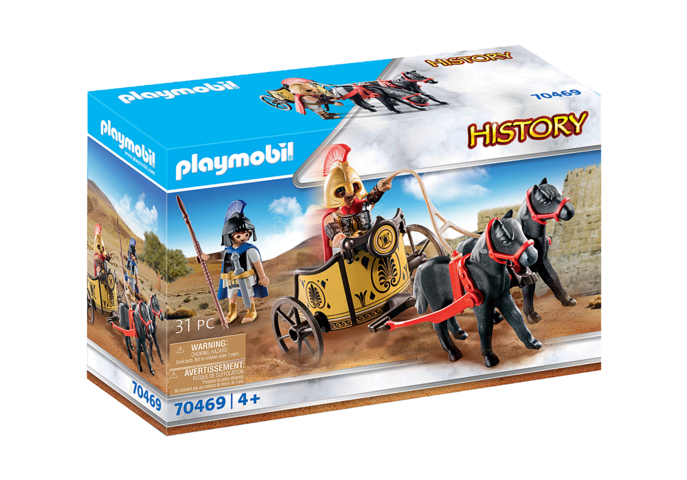Alternative view of Playmobil 70469 Greek god Achilles and Patroclus with Chariot เทพกรีก อคิลลีสและพะทรอคลัส