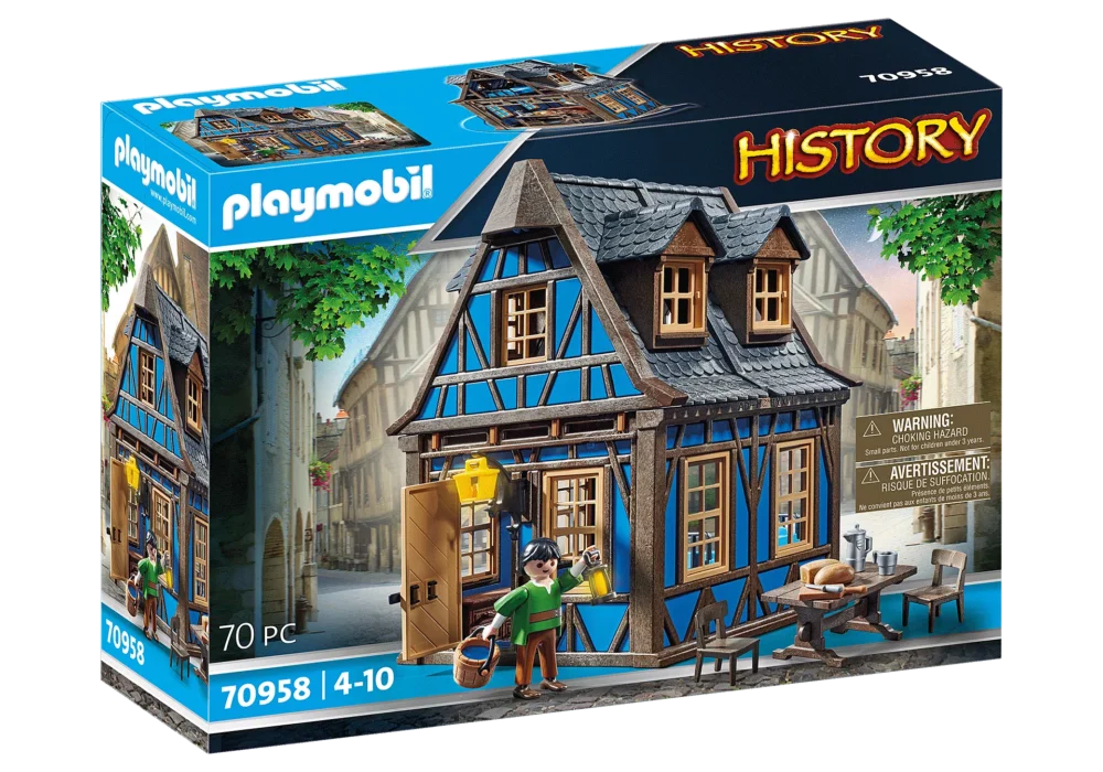 Alternative view of Playmobil 70958 PLAYMOBIL® PLUS Medieval Home 2 บ้านทิมเบอร์เฮ้าส์ 2
