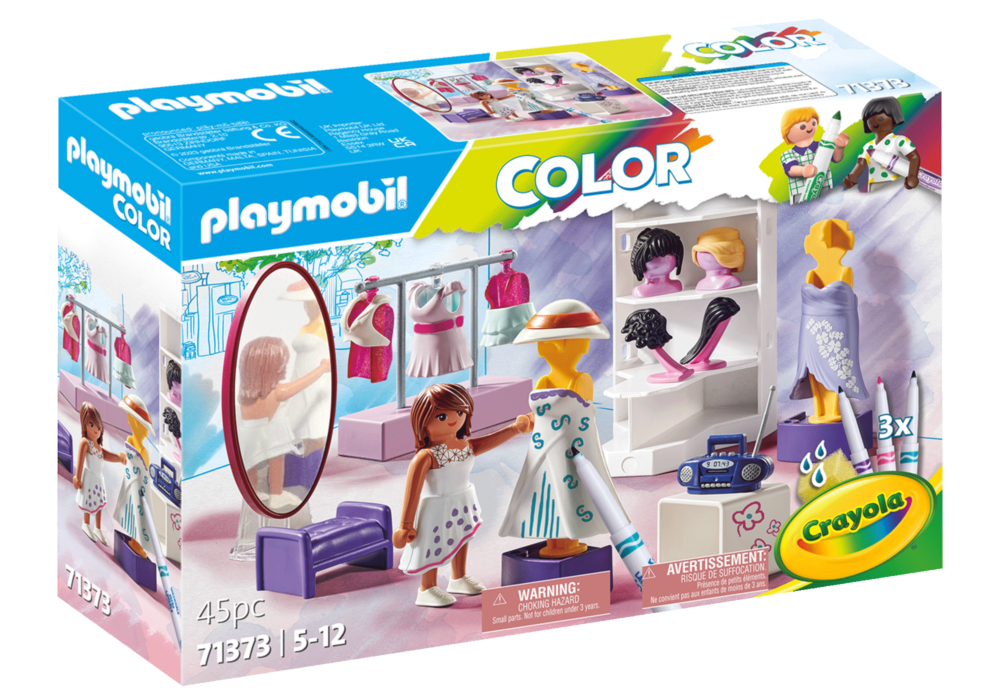 Alternative view of Playmobil 71373 PLAYMOBIL Color: Dressing Room ระบายสีฟิกเกอร์ ห้องแต่งตัว
