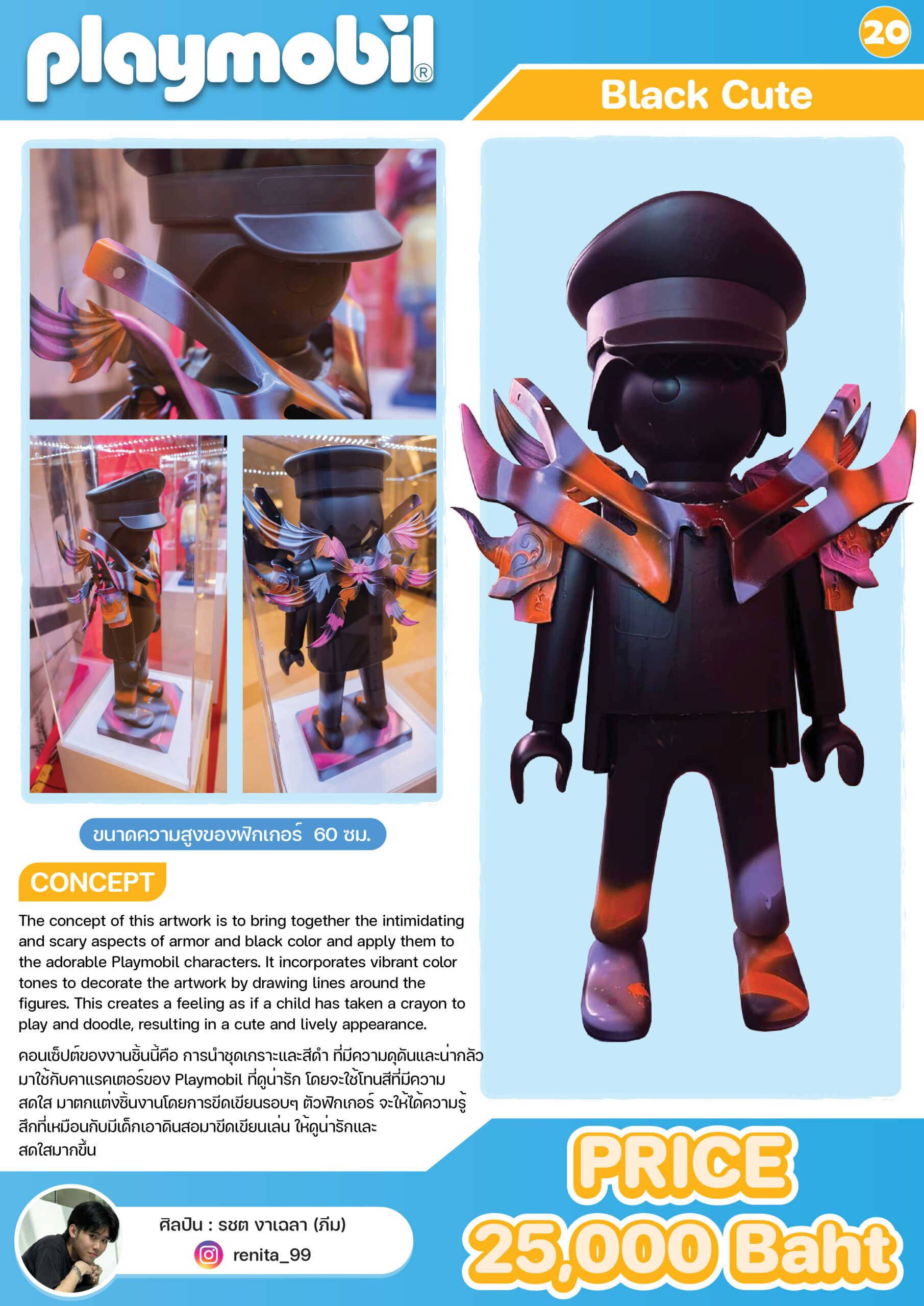 Figure Art 0123 Black Cute/ชุดเกราะและสีดำ >>