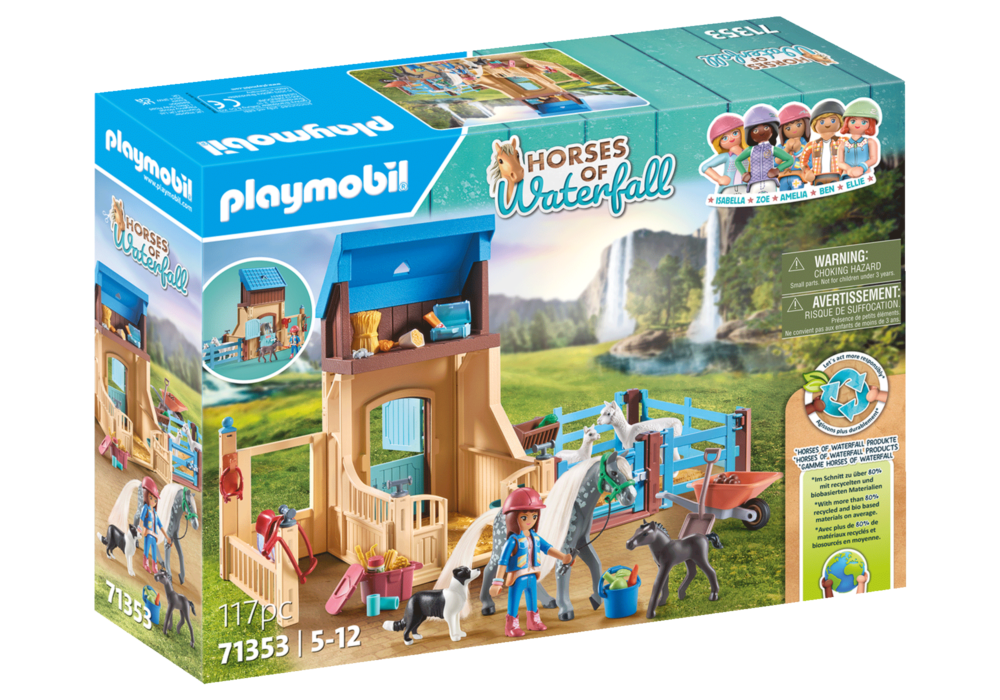 Alternative view of Playmobil 71353 Horses of Waterfall Horse Stall with Amelia and Whisper ม้าแห่งวอเตอร์ฟอลล์ คอกม้ากับอเมเลียและวิสเปอร์