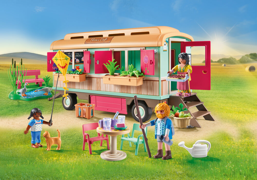 Playmobil 71441 Farm III Cosy Cafe with Vegetable Garden ฟาร์ม3 คาเฟ่สุดอบอุ่นพร้อมสวนผัก