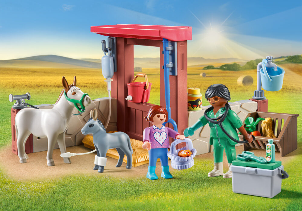 Playmobil 71471 Starter Pack Farmyard Vet สตาร์ทเตอร์ สัตวแพทย์ในฟาร์ม