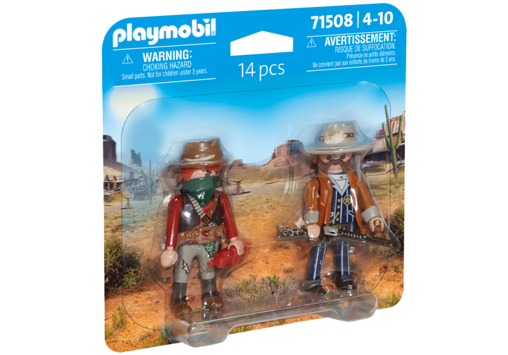 Alternative view of Playmobil 71508 Duo Pack Bandit and Sheriff ดูโอ้ โจรและนายอำเภอ