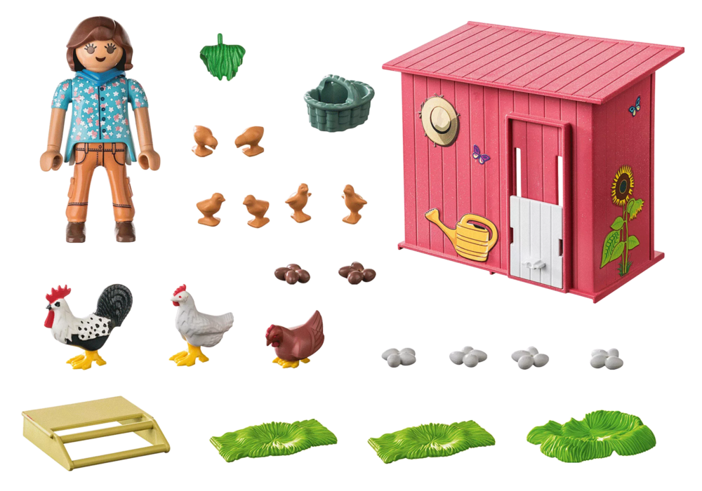 Alternative view of Playmobil 71308 Farm II Hen House ฟาร์ม2 เล้าไก่