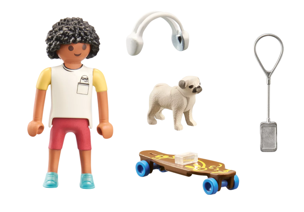 Alternative view of Playmobil 71612 Living House Skateboarder with Dog ลิฟวิ่งเฮาส์ นักเล่นสเก็ตบอร์ดกับสุนัข