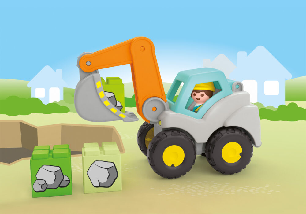 Playmobil 71684 JUNIOR: Shovel Excavator จูเนียร์ รถขุดตัก