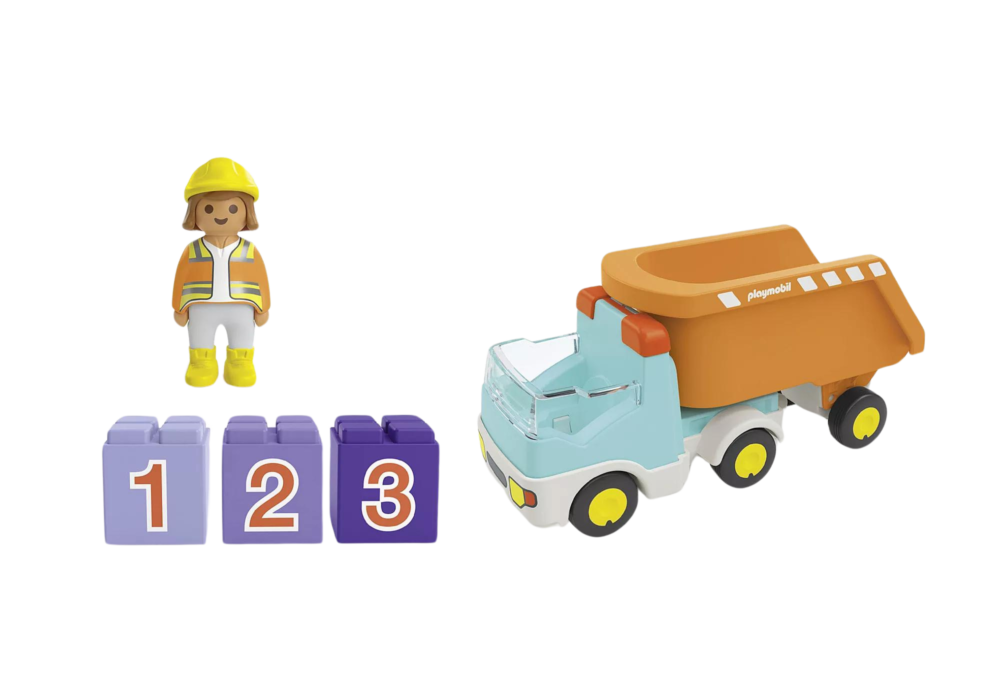 Alternative view of Playmobil 71685 JUNIOR: Dump Truck จูเนียร์ รถดัมพ์