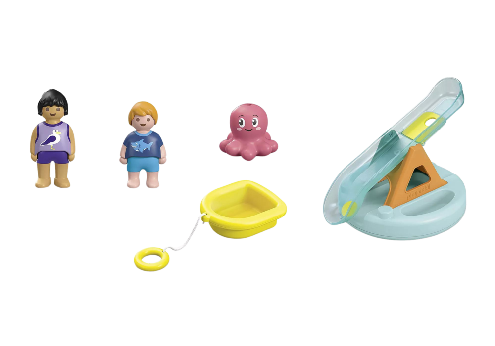 Alternative view of Playmobil 71687 JUNIOR AQUA: Water Seesaw with Boat จูเนียร์ อควา ชิงช้าน้ำพร้อมเรือ